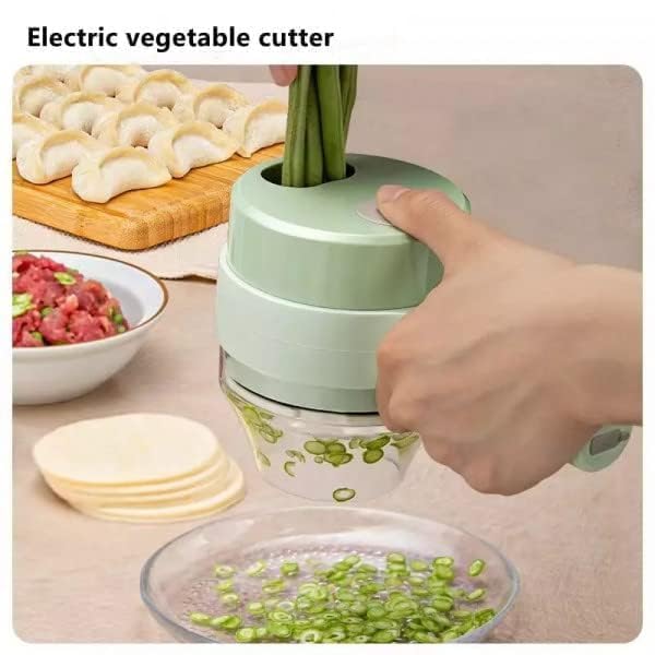 4 in 1 Portable Electric Vegetable Cutter Set