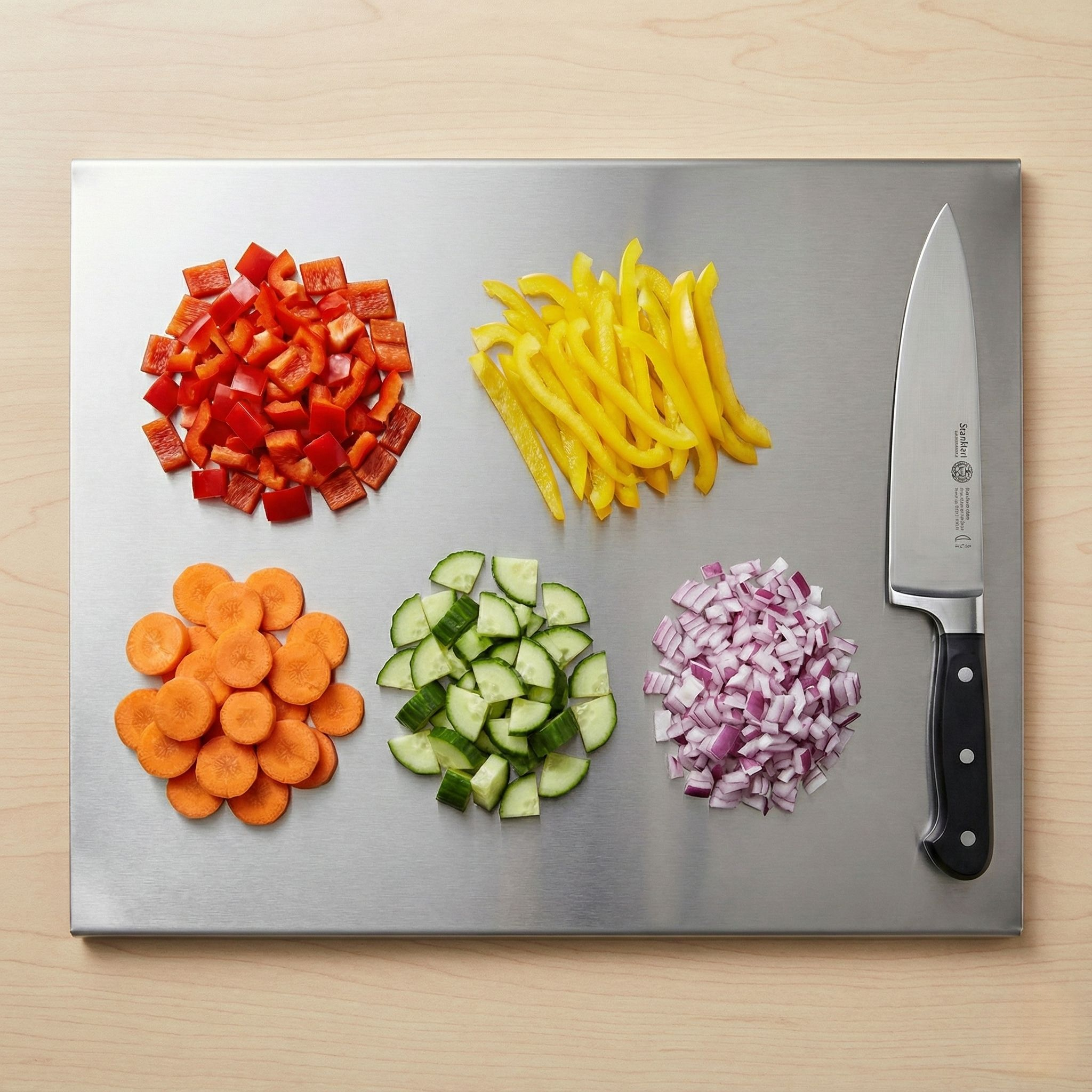 Stainless Steel Platform Chopping Board (35x31cm)